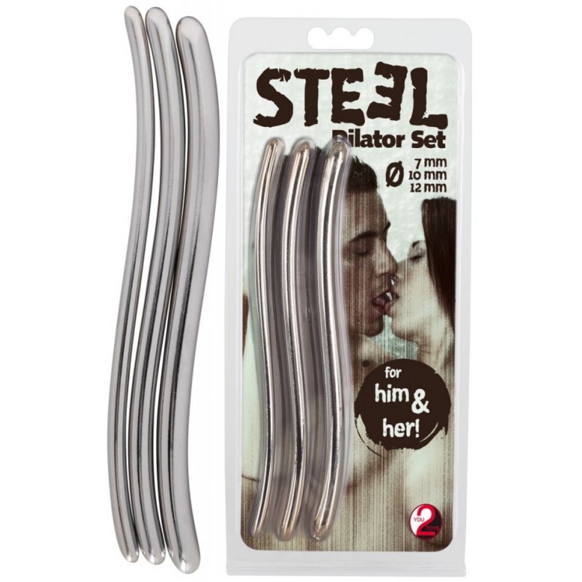 Набор металлических уретральных бужей Stainless Steel