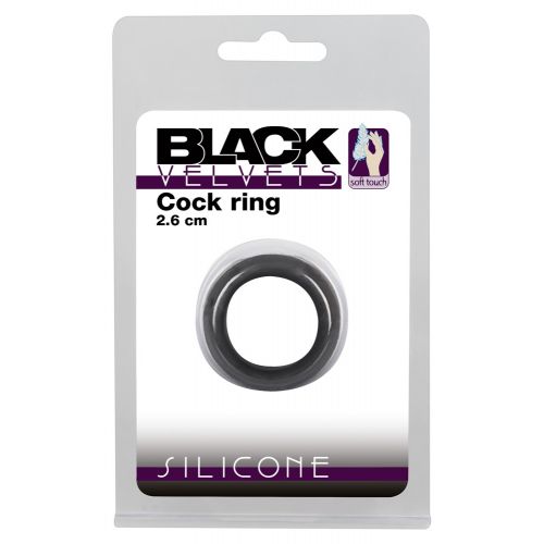 Эрекционное кольцо Black Velvets Cock Ring