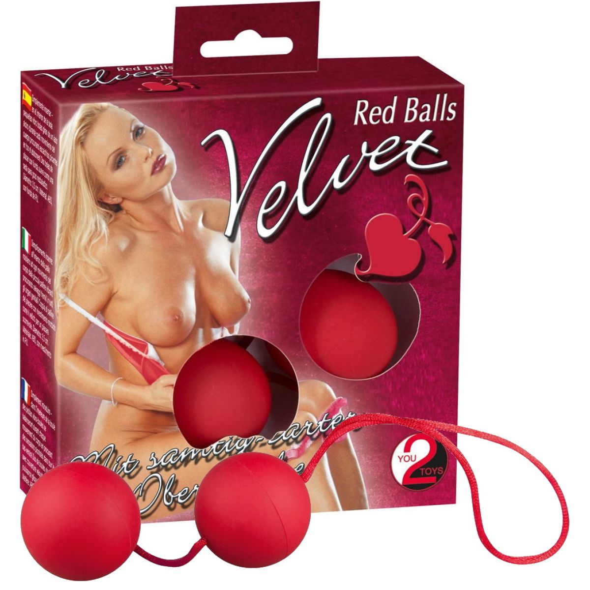 Вагинальные шарики Velvet Red Balls