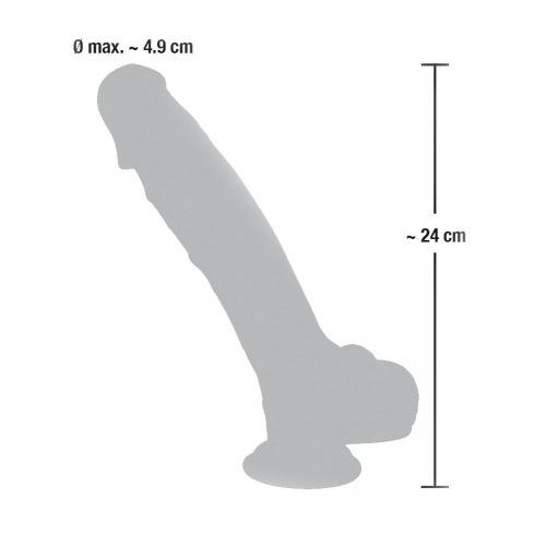 Фаллоимитатор реалистик Medical Silicone Dildo 24 см