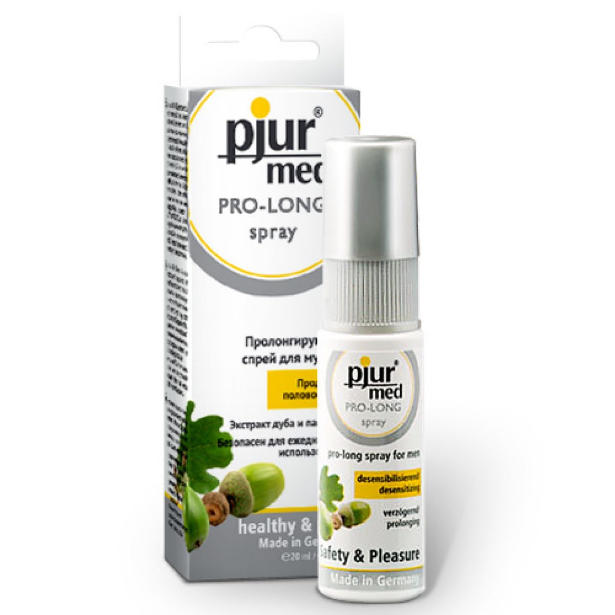 Пролонгирующий спрей с экстрактом дуба и пантенолом pjur med Pro-long Spray 20 ml