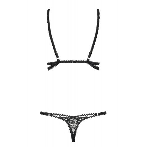 Чувственное боди с декоративными полосами Mixty L/XL