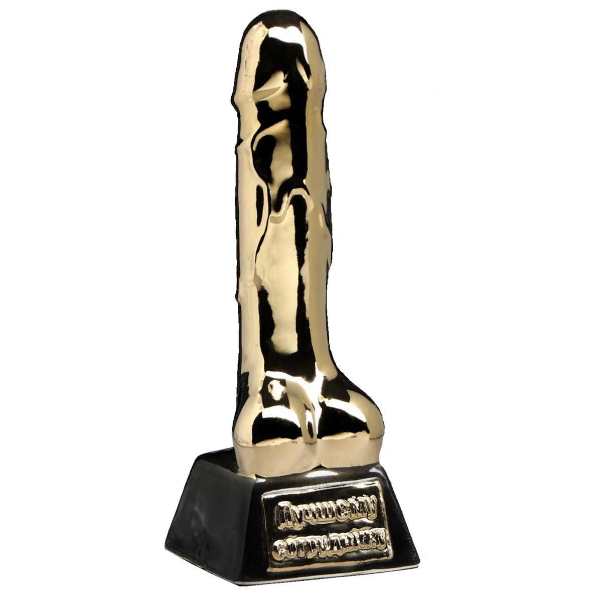 Золотая статуэтка в виде члена Лучшему сотруднику