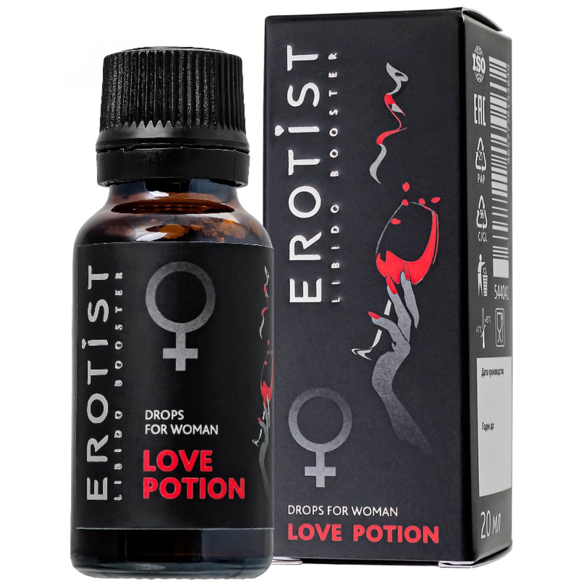Возбуждающие капли для женщин Erotist Love Potion 20 мл