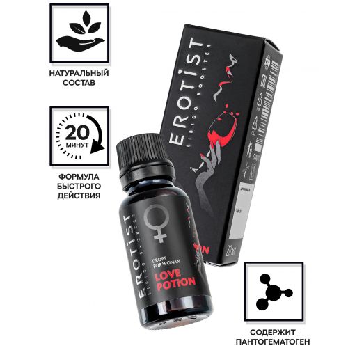 Возбуждающие капли для женщин Erotist Love Potion 20 мл