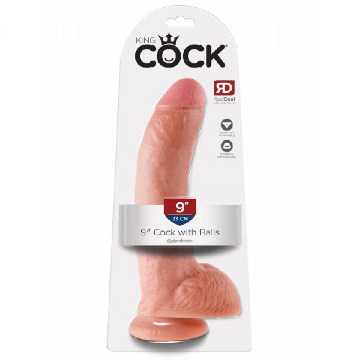 Фаллоимитатор с присоской King Cock Dual Density 9 in
