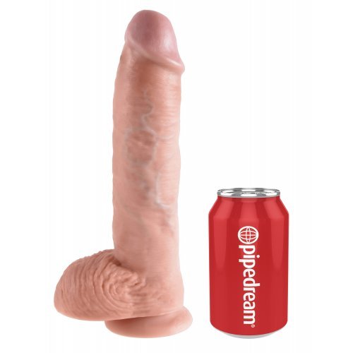 Фаллоимитатор с присоской King Cock Dual Density 10 in