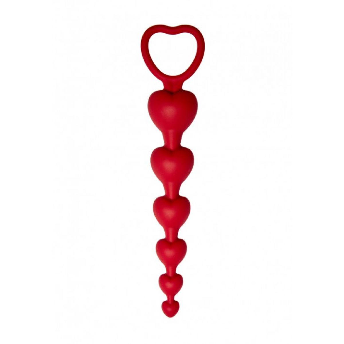 Анальная цепочка Core с диаметром до 3,2 см цвет бордовый