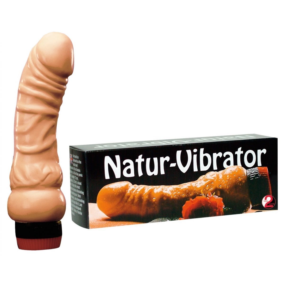 Реалистичный рельефный вибратор Naturvibrator