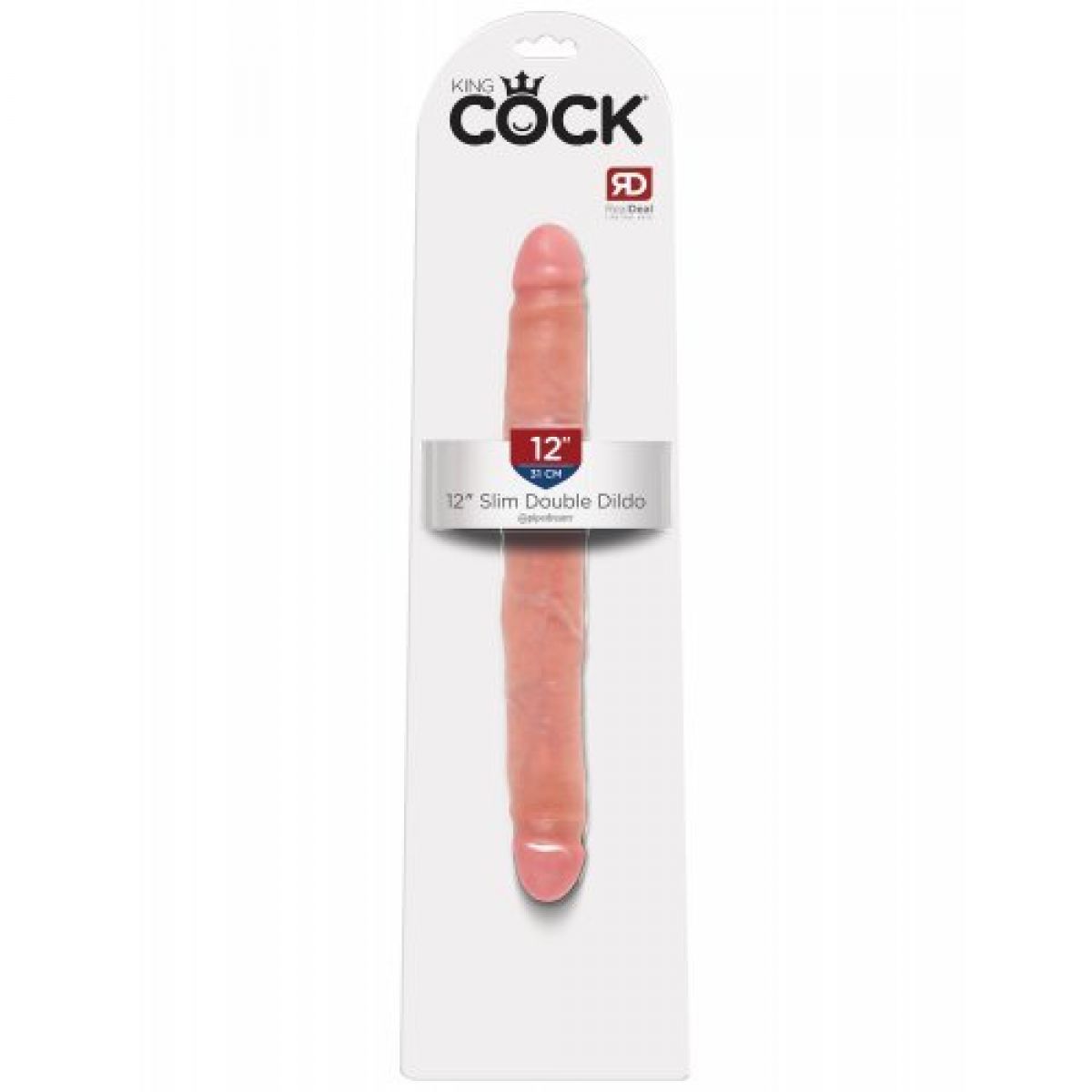 Двухсторонний фаллоимитатор King Cock 12 in Dildo flesh