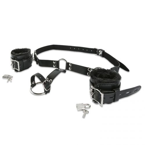 Фиксирующий набор с эрекционным кольцом для раба