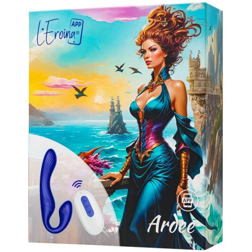 Безремневой смарт-страпон Leroina App Ardee с пультом управления 31 см