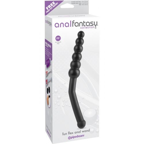 Анальный стимулятор с изогнутой ручкой Pipedream Fun Flex Anal Wand 