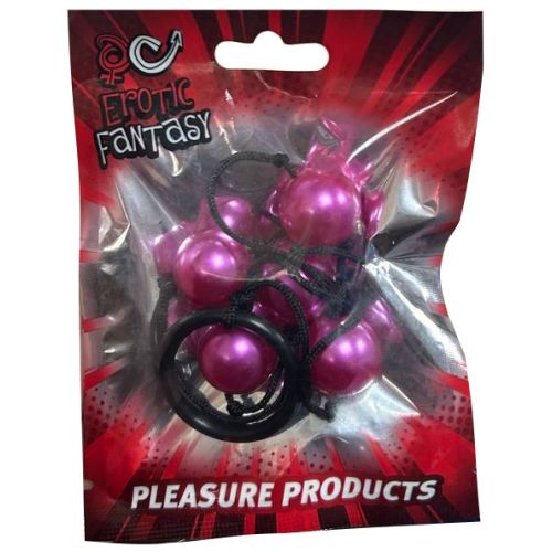 Анальные бусы Fantasy Island Black Currant