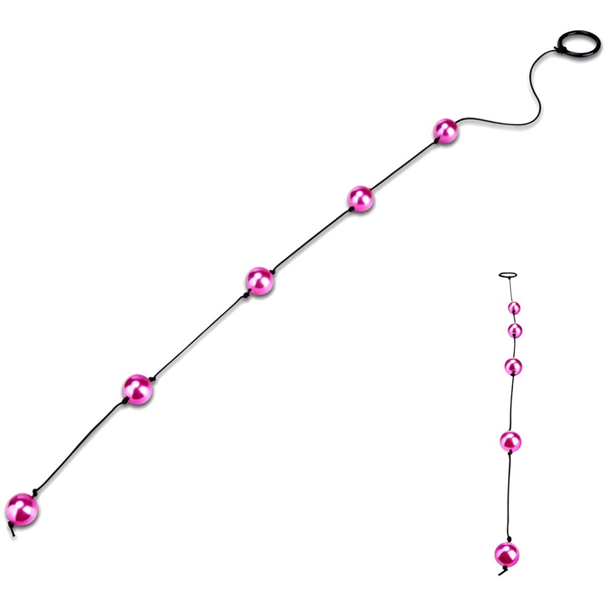 Анальные бусы Fantasy Island Black Currant