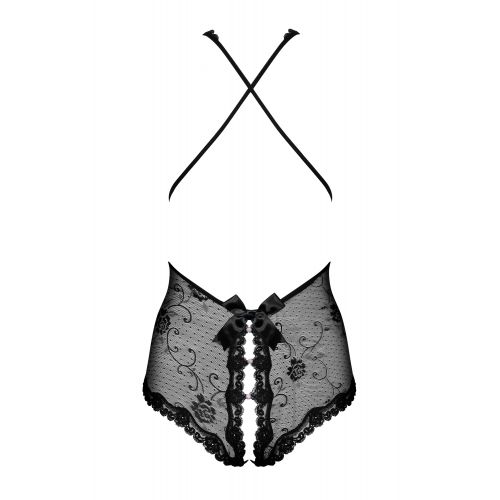 Эротичное кружевное боди с пикантным доступом Fiorenta S/M