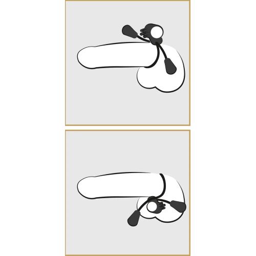 Лассо на пенис с клиторальным вибростимулятором Silicone Cock Ring