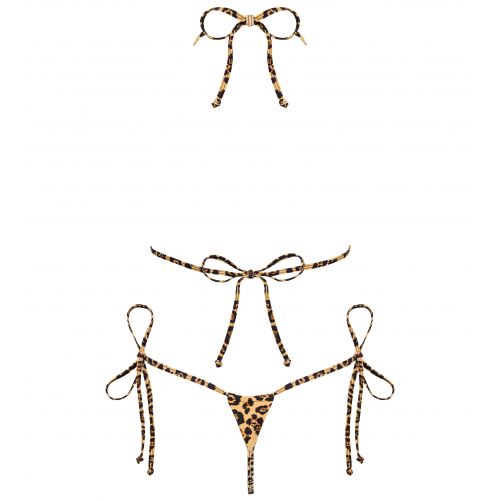 Эффектное мини-бикини Bella Vista с леопардовым принтом OS