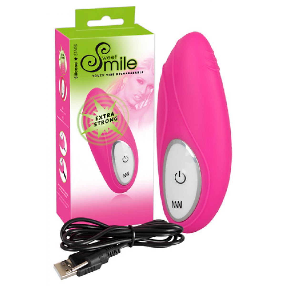 Клиторальный стимулятор Smile Touch Vibe перезаряжаемый
