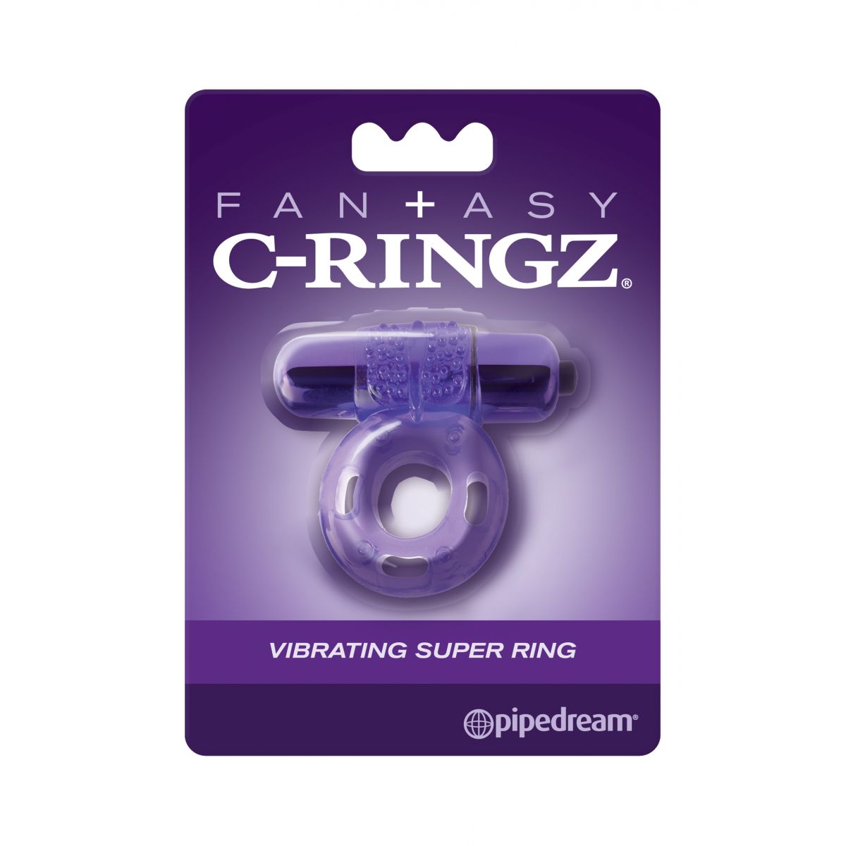 Эрекционное кольцо с вибрацией Fantasy C-Ringz Vibrating Super Ring
