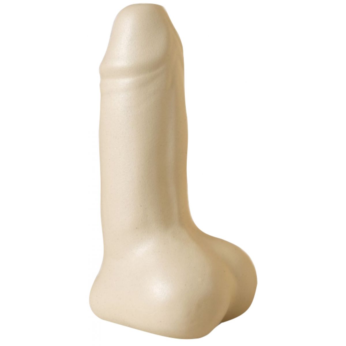 Матовая керамическая настольная ваза Достоинство бежевая 21 см