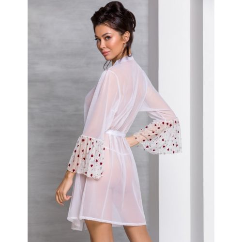 Белый Пеньюар Lovelia XXL/XXXL