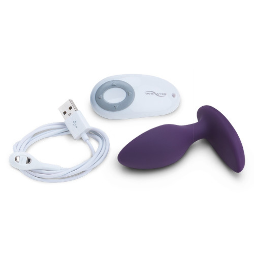 Анальная втулка We-Vibe Ditto с вибрацией и с дистанционным пультом фиолетовый