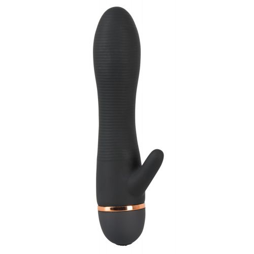 Виратор-кролик с рифленой поверхностью Bendy Ripple Clit Vibrator