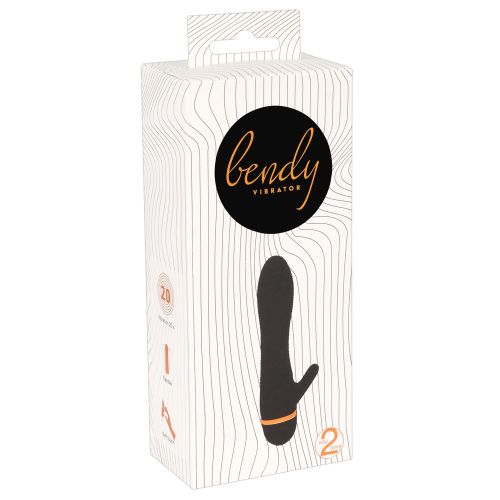 Виратор-кролик с рифленой поверхностью Bendy Ripple Clit Vibrator
