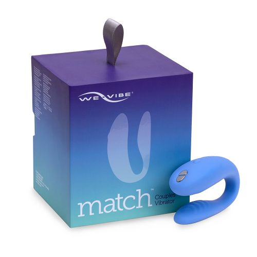 We-Vibe Match Вибромассажер голубой для пар с дистанционным пультом