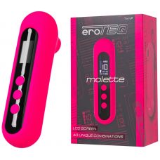 Вакуумно-волновой стимулятор клитора с вибрацией EroTeq Molette с LCD экраном