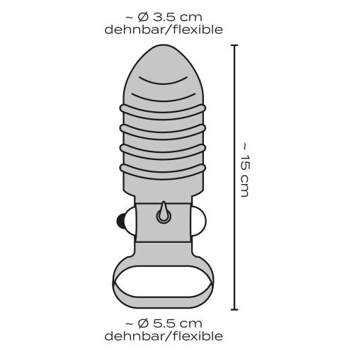 Вибронасадка на пенис Cock Sleeve You2Toys
