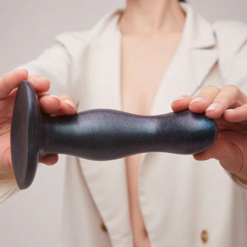 Фаллоимитатор Strap-On-Me Dildo Plug Snaky M синий 17 см 