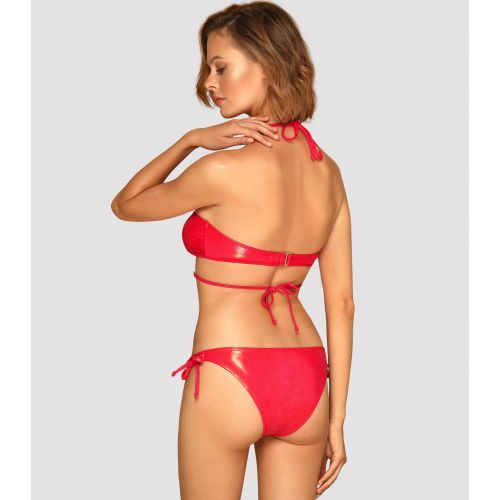 Мерцающий купальник с лифом-бандо Coralya S