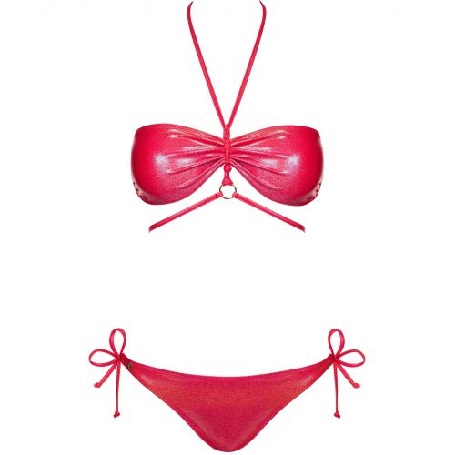 Мерцающий купальник с лифом-бандо Coralya S