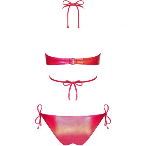 Мерцающий купальник с лифом-бандо Coralya S