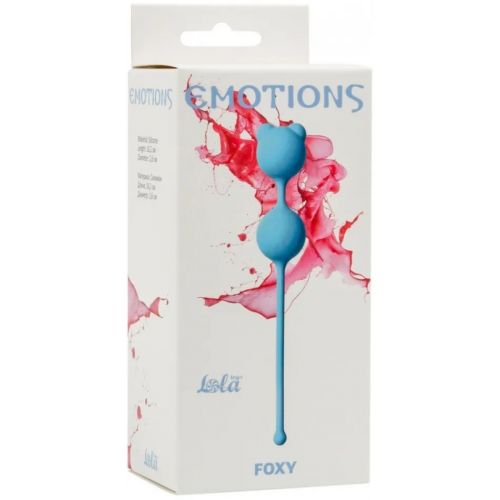 Голубые вагинальные шарики Emotions Turquoise