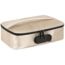 Сумка с кодовым замком для хранения игрушек Discreet Box Luxury Gold
