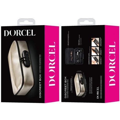 Сумка с кодовым замком для хранения игрушек Discreet Box Luxury Gold