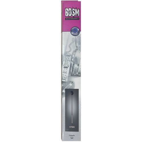 Черный стек с хромированной ручкой и наконечником-ладошкой Sitabella 59 см