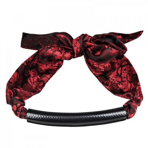 Гибкий кляп-уздечка на длинных лентах Scandal