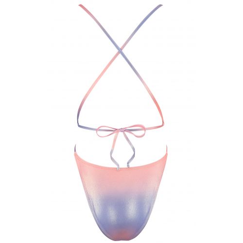 Мерцающий боди-купальник с нежным градиентом Rionella M