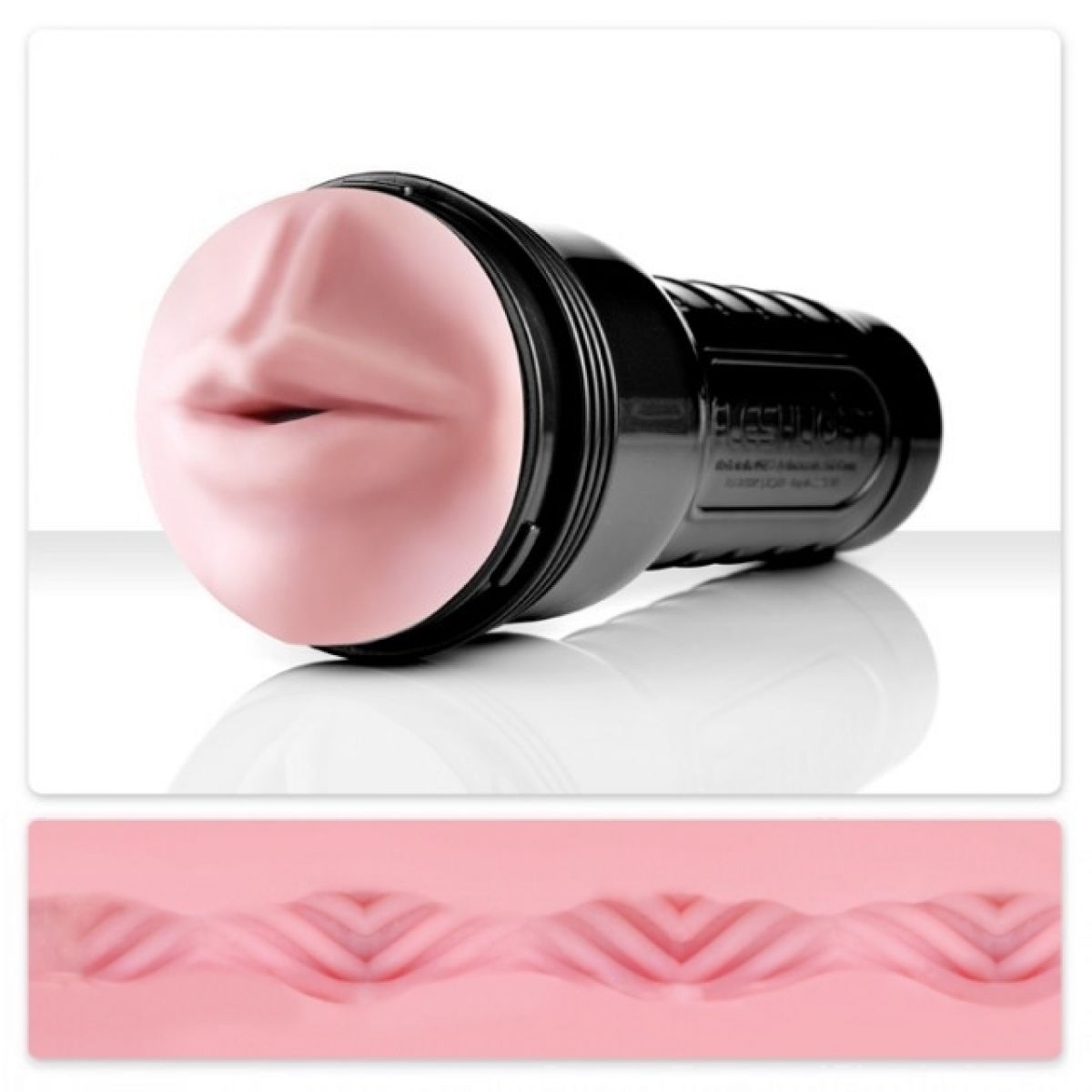Ротик-мастурбатор с волнообразным каналом Fleshlight: Pink Vortex Mouth
