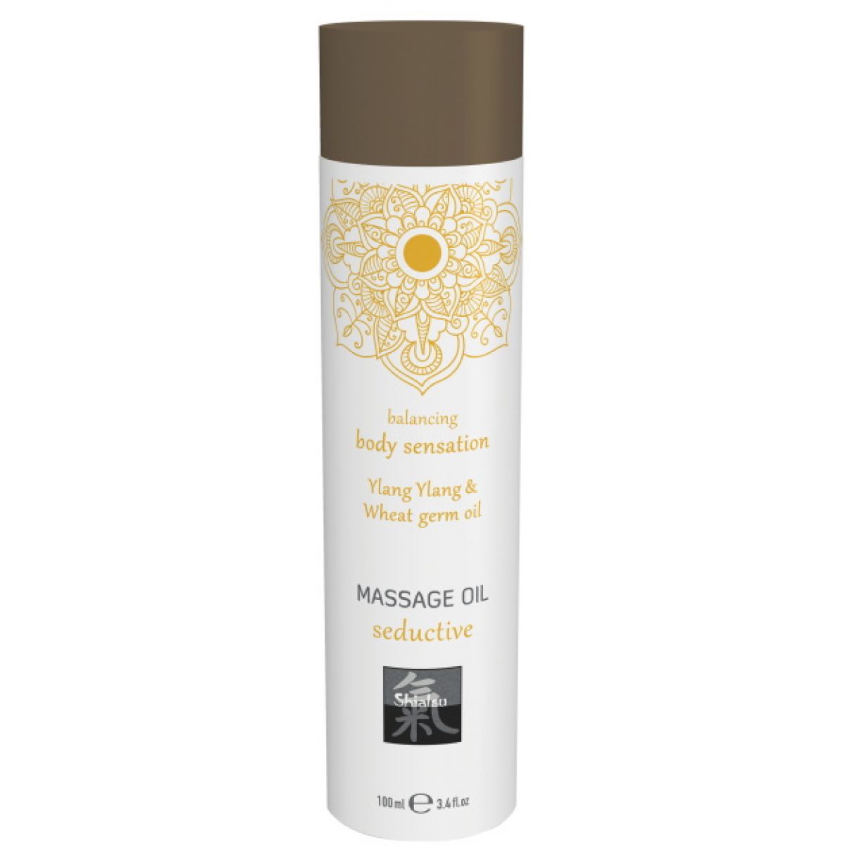 Массажное масло с ароматом иланг-иланга и маслом зародышей пшеницы, 100 мл 