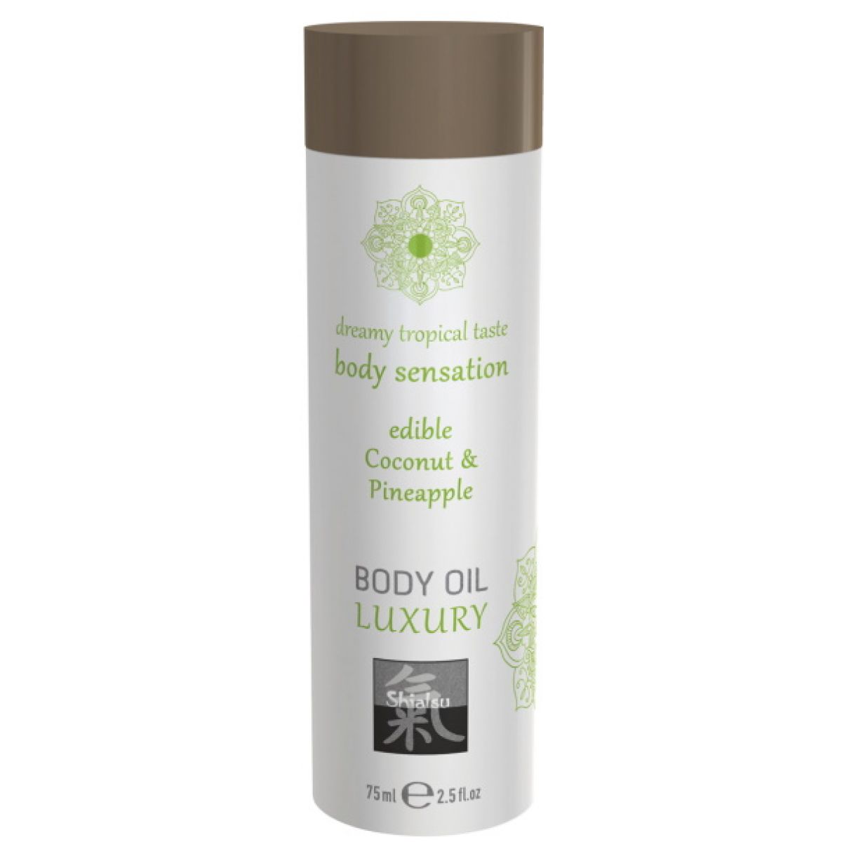 Съедобное масло для тела Кокос и ананас, 75 мл 