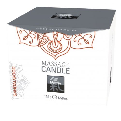 Массажная аромасвеча Shiatsu с ароматом сандала 130 гр