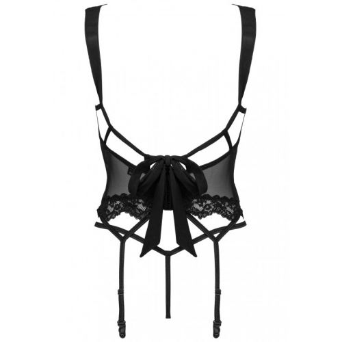 Эротический корсет с обнаженной грудью и открытыми трусиками Setilla L/XL