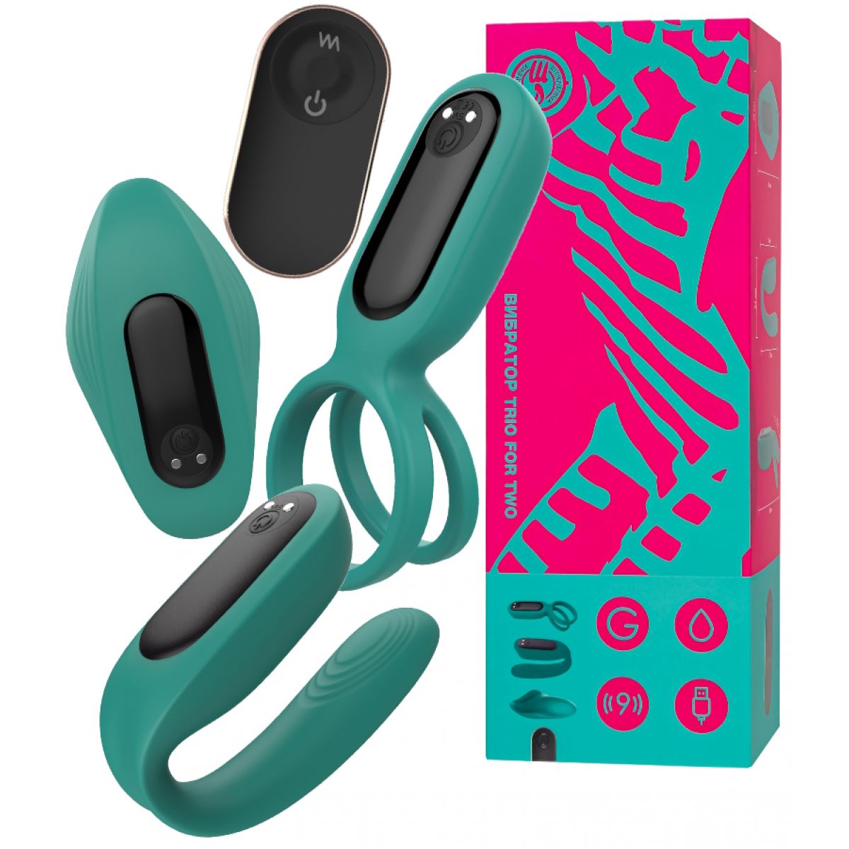 Набор стимуляторов для пар Штучки-Дрючки Trio For Two