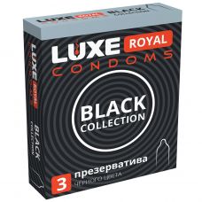 Черные презервативы Luxe Royal Black..