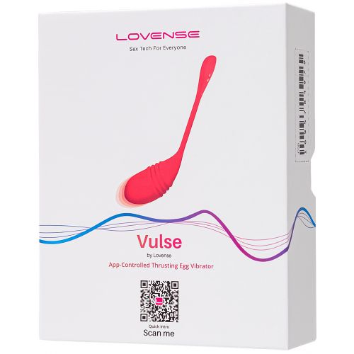 Рельефное смарт-виброяйцо с фрикционными движениями Lovense Vulse